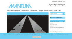 Desktop Screenshot of mantum.se